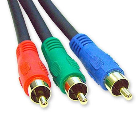 Cmple CMPLE 320-N Component Video Cable 3-RCA Gold HDTV RGB YPbPr -25 FT 320-N